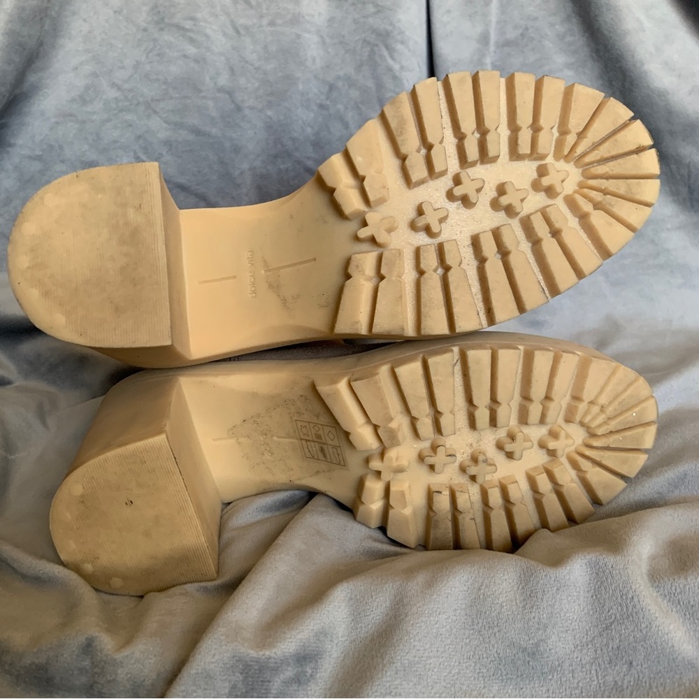 Dolce Vita 8.5 WATERPROOF Suede Caster H2O Booties GUC - Picture 5 of 10